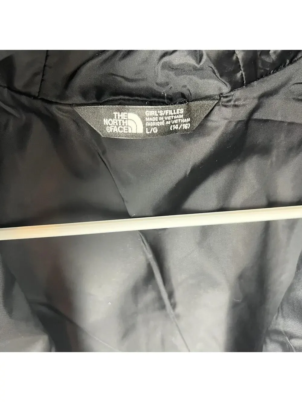 The North Face DryVent Rain Jacket Youth L Striped Hooded Gorpcore NWT **